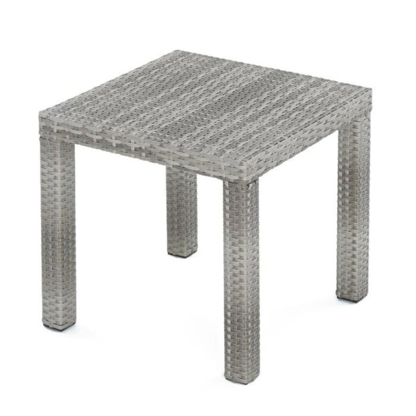 Floriana Outdoor Patio Sofa Set 3 Seater, 2 Single Seater, 2 Footstool, 1 Side Table And 1 Center Table (Silver)