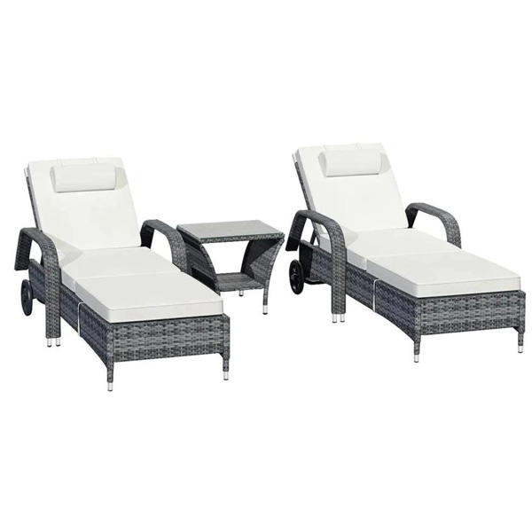 Foster Outdoor Swimming Poolside Lounger