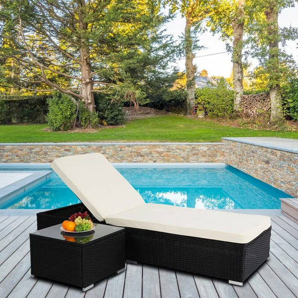 Gaston Outdoor Swimming Poolside Lounger