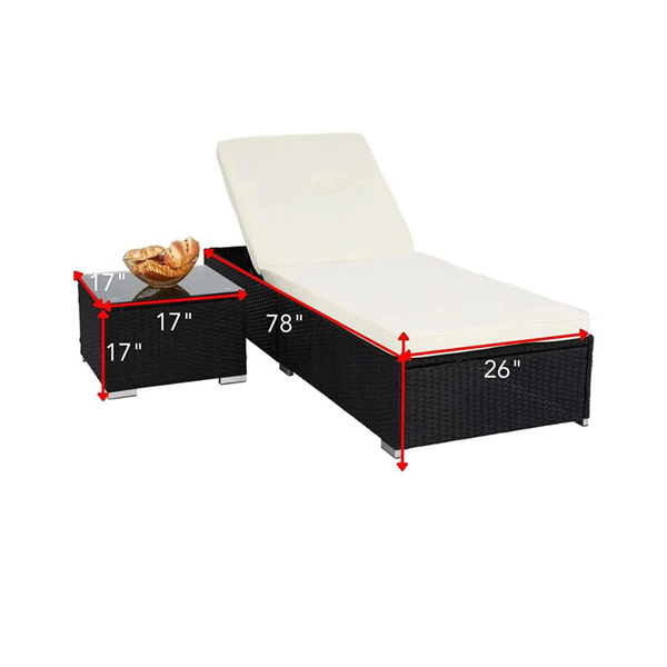 Gaston Outdoor Swimming Poolside Lounger