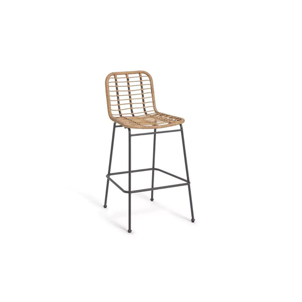 Andrew Outdoor Bar Sets 4 Chairs And 1 Table (Honey + Dark Grey)