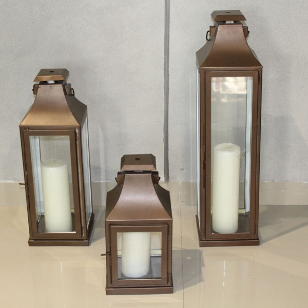 Lantern Set of 3 (Brown)